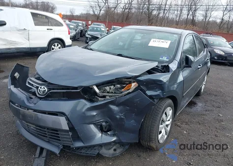 2016 Toyota Corolla Le z USA, uszkodzony, nr VIN 2T1BURHE2GC658744
